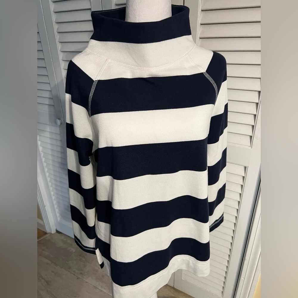 T Talbots pullover striped top size MP